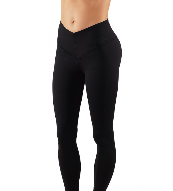 Yoga Pants Dry-Fit Bon Bon Up Running Workout Leggings With High V ...