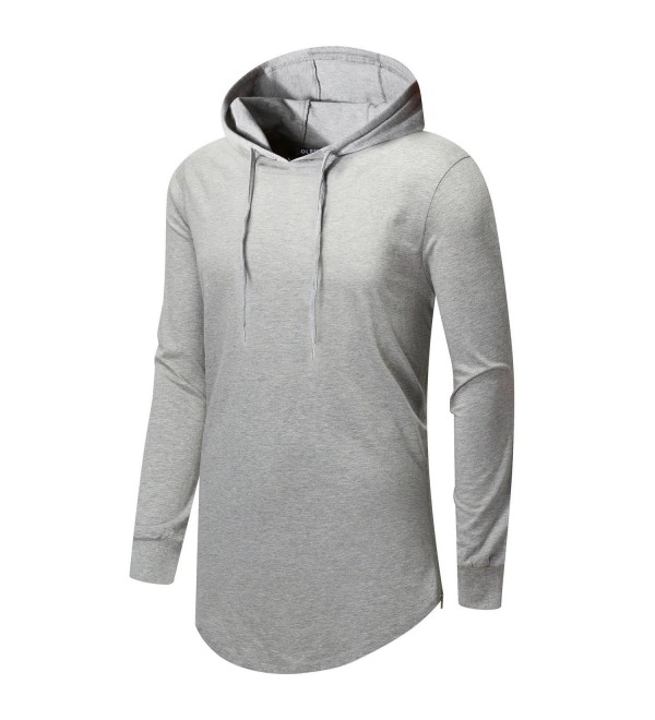 Men's Hipster Hip Hop Hoodie Side Zipper Tshirt - Longsleevegery ...