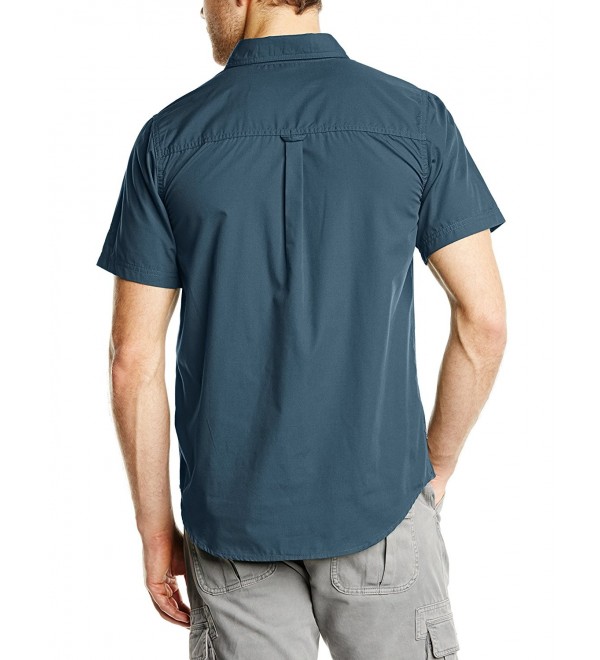 Men's Kiwi Trek Short-Sleeved Shirt - Provincial Blue - CS11NW3WF5R