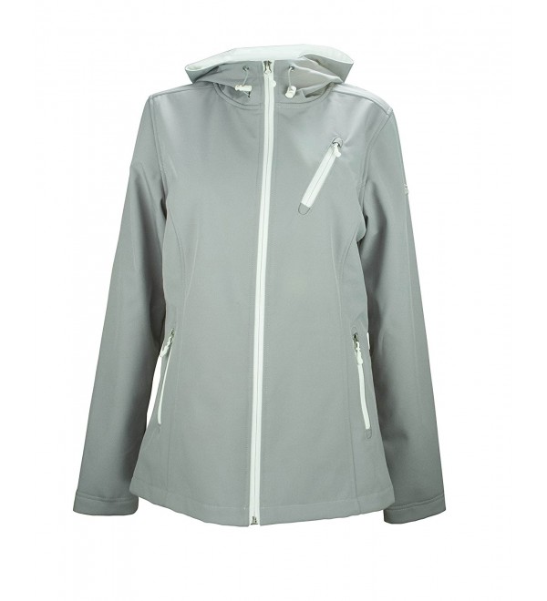 Womens Performance Soft Shell Jacket With Hood and Fleece Lining (See ...