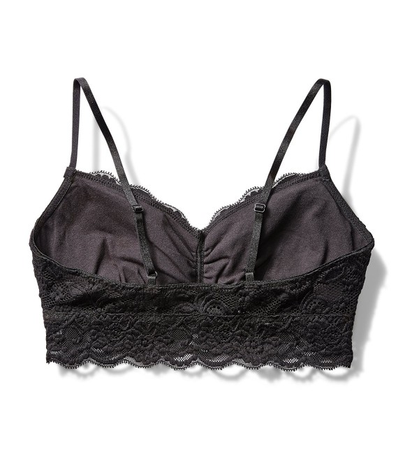 Women's Lace Padded Bralette - Black - CB12NYU5C77