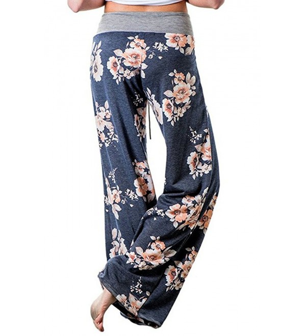 Women's Pajamas Comfy Pajama Lounge Pants Floral Print Drawstring Wide ...