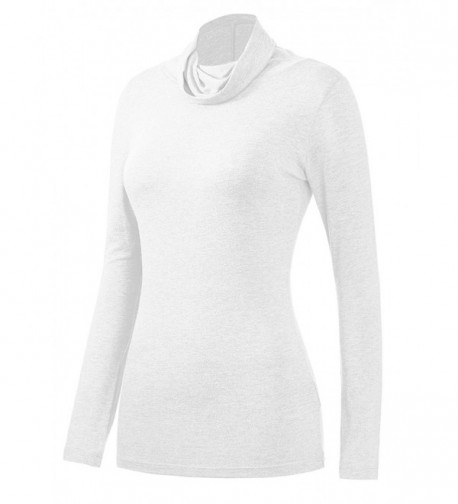 Womens Lightweight Long Sleeve Turtleneck Top Pullover(3 styles- S-3X ...