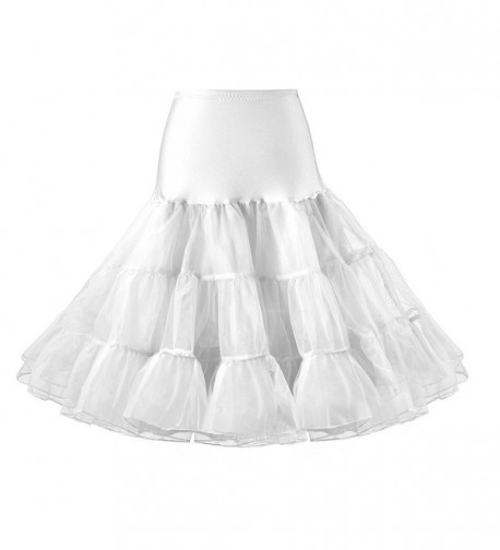 Ridory Womens Petticoat 1950s Vintage Skirts Crinoline Underskirt Slip ...