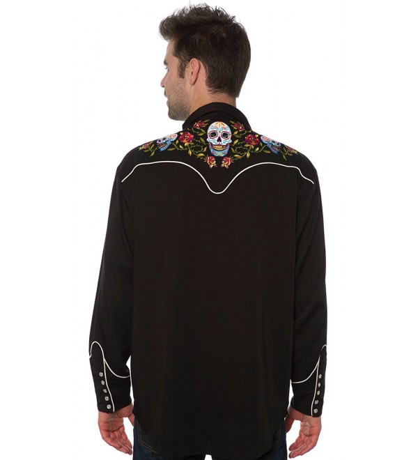 day of the dead western shirt