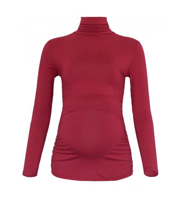 women's long sleeve turtleneck tee