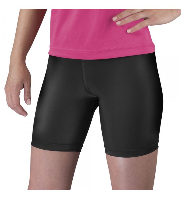 Aero Tech Womens Compression Workout Shorts Classic Fitness Short Made In Usa Black 7242