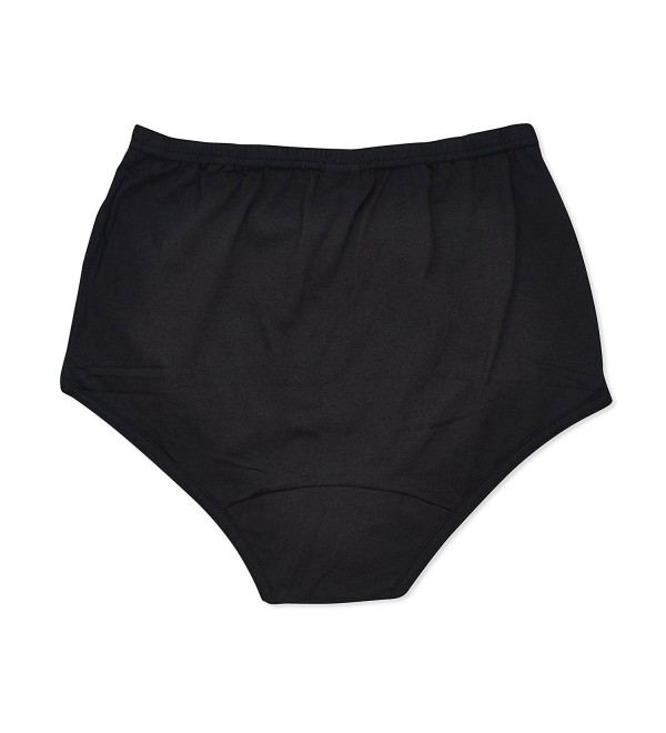 Heiress Brief Panties for Women- 100% Soft Combed Cotton- High Waist- 2 ...