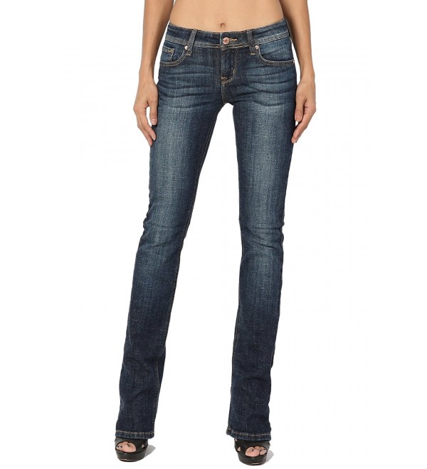 womens slim bootcut jeans