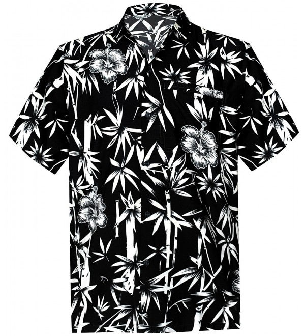 Men's Aloha Hawaiian Shirt Short Sleeve Button Down Casual Beach Front ...