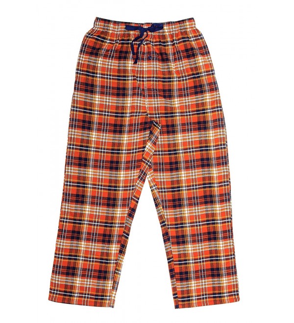 Sleepwear Mens Flannel Pajama Pants- Long 100% Cotton PJ Bottoms ...