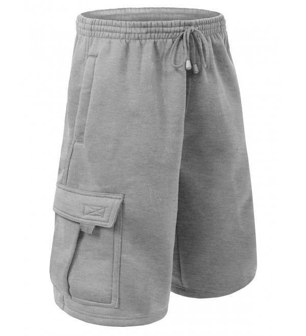 mens cargo sweat shorts