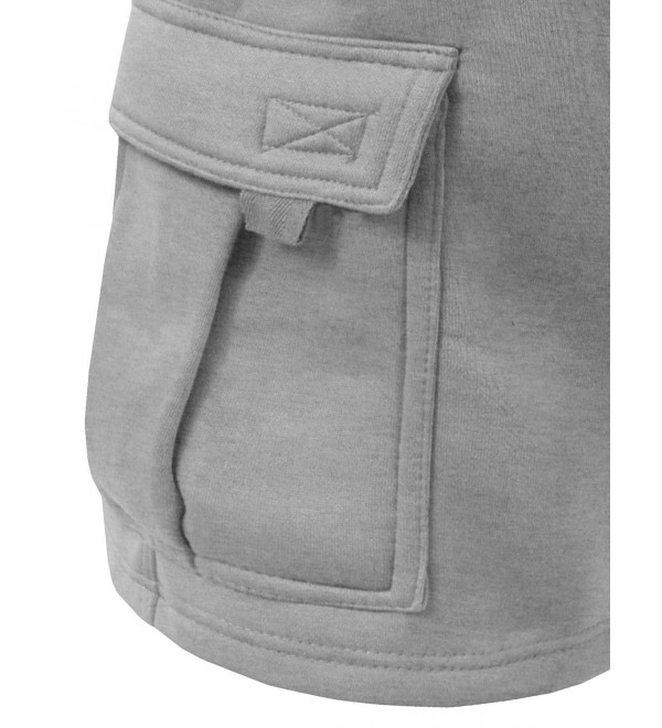 mens cargo sweat shorts