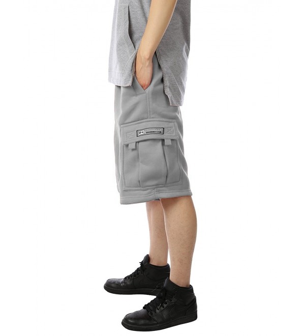 mens cargo sweat shorts