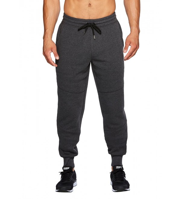 Active Men's Fleece Lined Jogger - Charocal Heather Combo - CB185RS8HLN