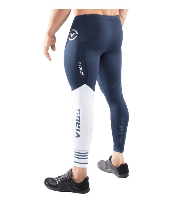 Stay Cool Compression RX8 Tech Pant - Navy-silver - CZ186MIGIX8