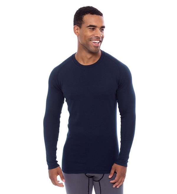 Men's Long Sleeve Base Layer - Undershirt in Bamboo Viscose by Texere ...