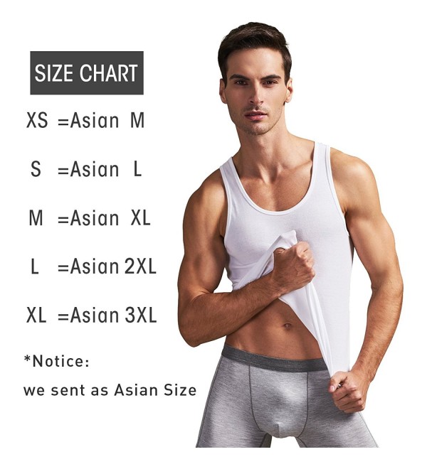 men's sleeveless cotton undershirts