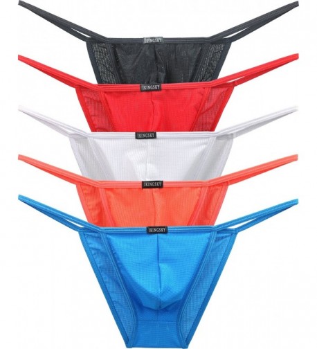 Men's Low Rise Breathable Bikini Underwear Sexy Brazilian Back Mens ...
