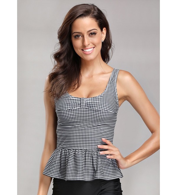 peplum tankini top